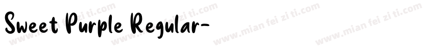 Sweet Purple Regular字体转换